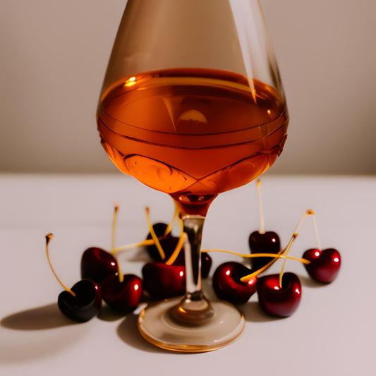 Elation - Cherry & Aged Brandy - Luxury Wooden Wick Candle