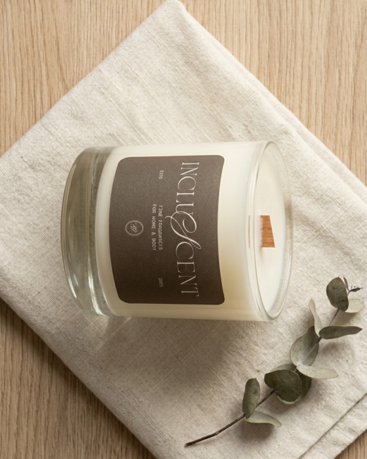Sanctuary Candle (10 oz) | The Arrival | White Sage & Lavender | IncluScent